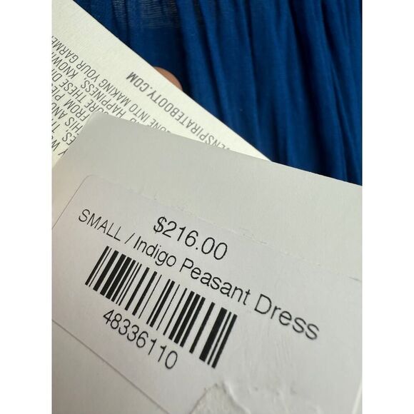 Jen’s Pirate Booty Almond Peasant Mini Dress NWT Sz. S - Picture 5 of 10